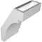 Ekena Millwork 5 1/2-in. W x 6-in. D x 10-in. H Merced Architectural Grade PVC Knee Brace BRCP055X06X10MRC - alternate 6